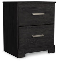 Load image into Gallery viewer, Belachime King Panel Bed with Mirrored Dresser, Chest and Nightstand