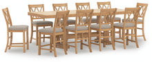 Load image into Gallery viewer, Havonplane Counter Height Dining Table and 10 Barstools