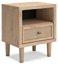 Load image into Gallery viewer, Cielden Queen Panel Bed with Mirrored Dresser and Nightstand