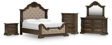Load image into Gallery viewer, Maylee California King Upholstered Bed, Dresser, Mirror, Chest and Nightstand