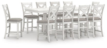 Load image into Gallery viewer, Robbinsdale Counter Height Dining Table and 10 Barstools