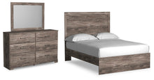 Load image into Gallery viewer, Ralinksi Full Panel Bed with Mirrored Dresser