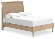 Load image into Gallery viewer, Cielden Full Panel Bed with Mirrored Dresser and Nightstand