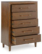 Load image into Gallery viewer, Lyncott Queen Upholstered Panel Bed, Dresser, Mirror, Chest and Nightstand