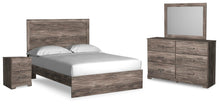 Load image into Gallery viewer, Ralinksi Queen Panel Bed with Mirrored Dresser and Nightstand