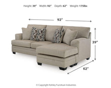 Load image into Gallery viewer, Stonemeade Sofa Chaise, Chair, and Ottoman