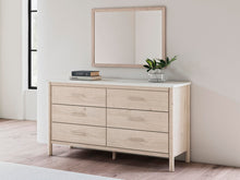 Load image into Gallery viewer, Cadmori Queen Upholstered Panel Bed with Mirrored Dresser and Nightstand