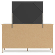 Load image into Gallery viewer, Cadmori Queen Upholstered Panel Bed with Mirrored Dresser, Chest and Nightstand