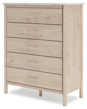 Load image into Gallery viewer, Cadmori Queen Upholstered Panel Bed with Mirrored Dresser, Chest and Nightstand