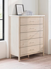 Load image into Gallery viewer, Cadmori Queen Upholstered Panel Bed with Mirrored Dresser, Chest and Nightstand
