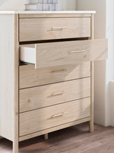 Load image into Gallery viewer, Cadmori Queen Upholstered Panel Bed with Mirrored Dresser, Chest and Nightstand