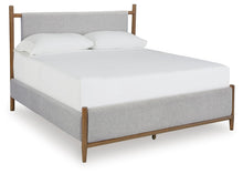 Load image into Gallery viewer, Lyncott King Upholstered Bed with Mirrored Dresser and Nightstand