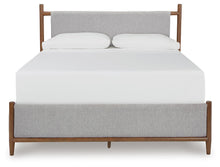 Load image into Gallery viewer, Lyncott California King Upholstered Bed with Mirrored Dresser and Nightstand