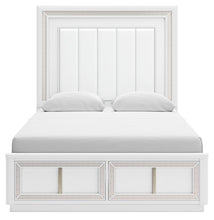 Load image into Gallery viewer, Chalanna Queen Upholstered Storage Bed, Dresser, Mirror, Chest and Nightstand