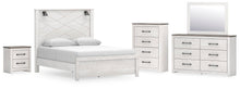 Load image into Gallery viewer, Gerridan Queen Panel Bed, Dresser, Mirror, Chest and Nightstand