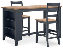 Load image into Gallery viewer, Gesthaven Counter Height Dining Table and 2 Barstools