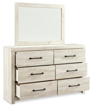 Load image into Gallery viewer, Cambeck Twin Panel Bed with Mirrored Dresser and Nightstand