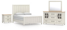 Load image into Gallery viewer, Shaybrock Queen Panel Bed, Dresser, Mirror and Nightstand