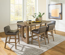 Load image into Gallery viewer, Cabalynn Counter Height Dining Table and 6 Barstools