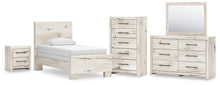 Load image into Gallery viewer, Lawroy Twin Panel Bed, Dresser, Mirror, Chest and Nightstand