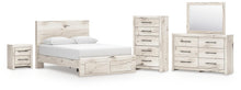Load image into Gallery viewer, Lawroy Queen Panel Storage Bed, Dresser, Mirror, Chest and Nightstand