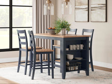 Load image into Gallery viewer, Gesthaven Counter Height Dining Table and 4 Barstools