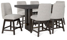 Load image into Gallery viewer, Burkhaus Counter Height Dining Table and 6 Barstools