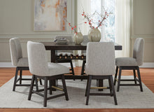 Load image into Gallery viewer, Burkhaus Counter Height Dining Table and 6 Barstools