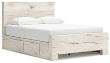 Load image into Gallery viewer, Lawroy Queen Panel Bed with Storage, Dresser, Mirror and Nightstand