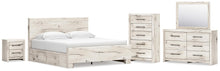 Load image into Gallery viewer, Lawroy King Panel Bed with Storage, Dresser, Mirror, Chest and Nightstand