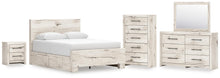 Load image into Gallery viewer, Lawroy Queen Panel Bed with Storage, Dresser, Mirror, Chest and Nightstand