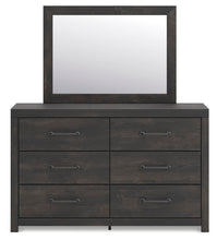 Load image into Gallery viewer, Hollivern King Panel Bed, Dresser, Mirror, Chest and Nightstand