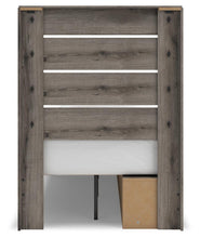 Load image into Gallery viewer, Graystorm Twin Panel Storage Bed, Dresser, Mirror and Nightstand