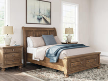 Load image into Gallery viewer, Feddinger Queen Storage Sleigh Bed with Mirrored Dresser, Chest and Nightstand