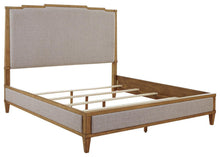 Load image into Gallery viewer, Sharlance California King Upholstered Panel Bed, Dresser and Mirror