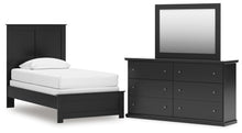 Load image into Gallery viewer, Maribel Twin Panel Bed, Dresser and Mirror