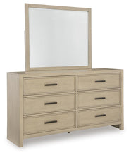 Load image into Gallery viewer, Calmoro California King Bookcase Bed with Mirrored Dresser and Nightstand