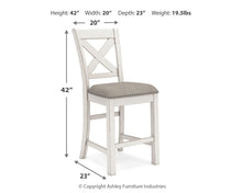 Load image into Gallery viewer, Robbinsdale Counter Height Dining Table and 4 Barstools