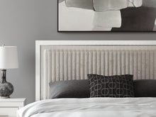 Load image into Gallery viewer, Zuraleus King Upholstered Panel Platform Bed, Dresser, Mirror, Chest and Nightstand