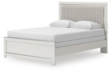 Load image into Gallery viewer, Zuraleus Queen Upholstered Panel Bed, Dresser and Mirror