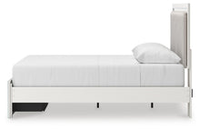 Load image into Gallery viewer, Zuraleus Queen Upholstered Panel Platform Storage Bed, Dresser and Mirror