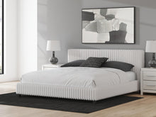 Load image into Gallery viewer, Zuraleus King Upholstered Bed, Dresser, Mirror and Nightstand