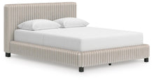 Load image into Gallery viewer, Zuraleus Queen Upholstered Bed, Dresser, Mirror and Nightstand
