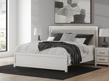 Load image into Gallery viewer, Zuraleus King Upholstered Panel Bed, Dresser, Mirror and Nightstand
