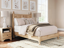 Load image into Gallery viewer, Aleaport Full Panel Bed with Mirrored Dresser and Nightstand