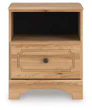 Load image into Gallery viewer, Aleaport Twin Panel Bed with Mirrored Dresser and Nightstand
