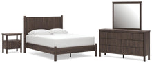 Load image into Gallery viewer, Pamytta Queen Panel Platform Bed, Dresser, Mirror and Nightstand