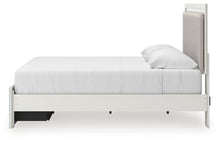 Load image into Gallery viewer, Zuraleus King Upholstered Panel Platform Storage Bed, Dresser and Mirror
