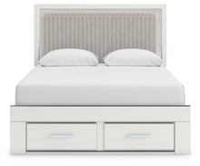 Load image into Gallery viewer, Zuraleus Queen Upholstered Panel Platform Storage Bed, Dresser, Mirror, Chest and Nightstand