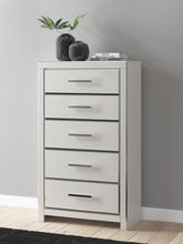 Load image into Gallery viewer, Zuraleus Queen Upholstered Panel Platform Bed, Dresser, Mirror and Nightstand